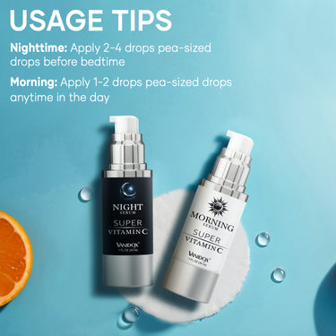 Super Vitamin C Morning and Night Serum Combo